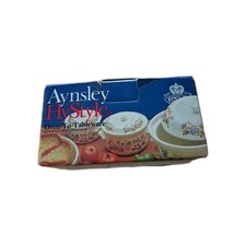 Aynsley Fine Bone China Cottage Garten Ofen zu Geschirr 4er Set
