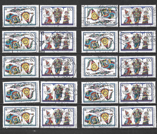 Lot briefmarken aus 1985 - -,