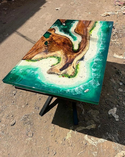 Ocean epoxy resin - ocean, river