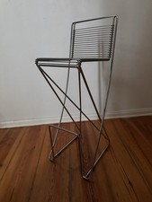 Kreuzschwinger Barhocker Gastro verchromt