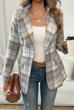 Karierter Blazer mit