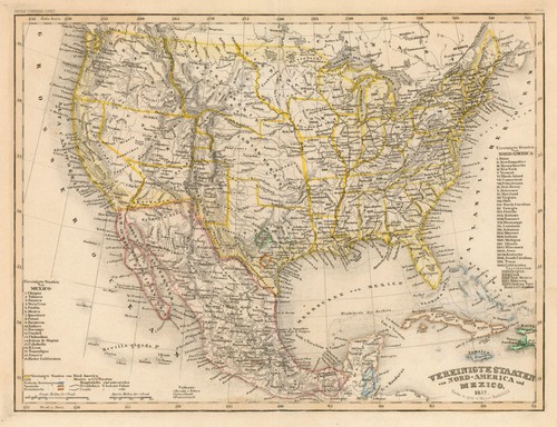Usa original stahlstich - usa,