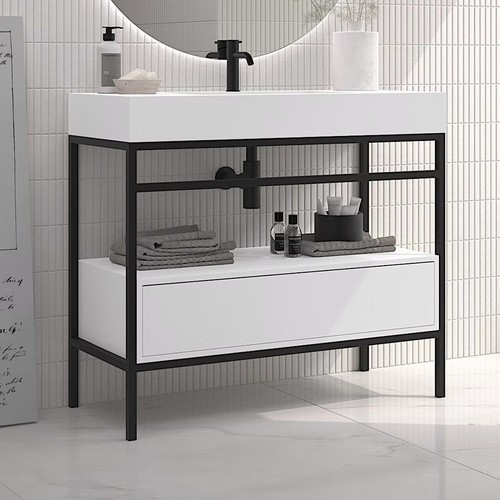 Stand waschtisch mineralguss - mineralguss, i
