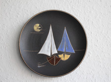 RUSCHA Wandteller Segelboote