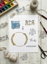 Stempel set 14x14 cm –