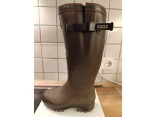 Aigle Gummistiefel Gefüttert Braun Gebraucht