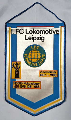 Wimpel lok leipzig ddr - wimpel, 1.fc
