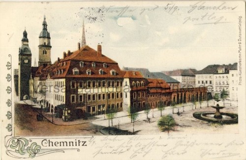 Ansichtskarte chemnitz photo - chemnitz,