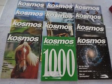 Kosmos Zeitschrift 12 Hefte 1990, Komplette  Jahrgang s. Fotos!