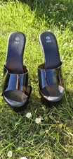 High heels plateau pantolette - heels,