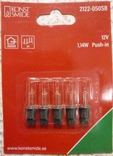 5 Ersatzbirnen**Ersatzlampen für Mini-Lichterkette 20-teilig**12V**NEU