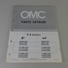 Teilekatalog Johnson Evinrude Außenborder / Outboards V-4 Models von 9/1983