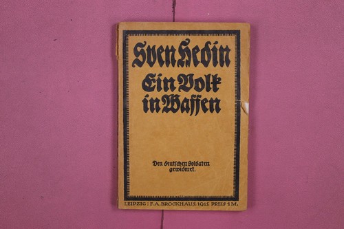 296779 sven hedin ein volk - ein, in