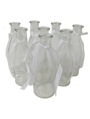 Glas vase flaschenform - 8x,