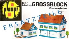 plaspi - Der kleine Grossblock Baumeister - ERSATZTEILE - DDR Spielzeug