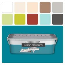 Wandfarbe weiß farbig innen