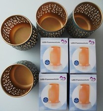 4 Windlichter & 4 x