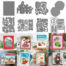 Weihnachten Rahmen Metall stanzformen Stempel set DIY Scrapbooking Bastelkarte