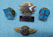 4 Anstecker Jeppesen Times