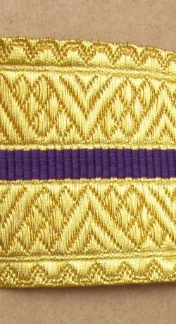 Zopf rcmp gold lila - zopf, gold/lila/gold