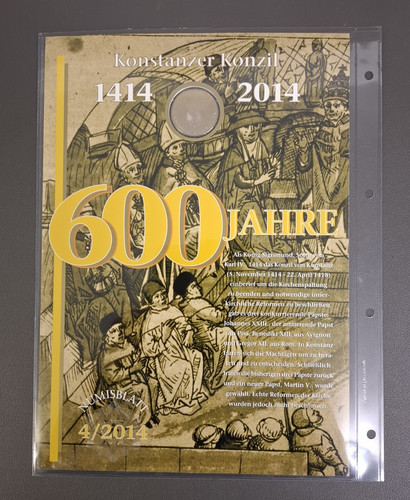 Brd numisblatt 2014 600 - brd,