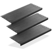 3 Stück Treppenstufenmatten Stufenmatten aus Gummi 75 x 25cm Outdoor Wild Design