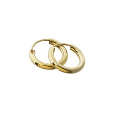 PAAR 333 gelb Gold Creolen