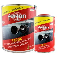 FERTAN TAPOX Set 2-K Tank-Innen-Beschichtung GROSS 890ml Versiegelung gegen Rost