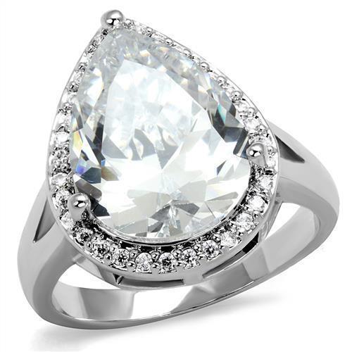Silber birne ring cocktail - birne,
