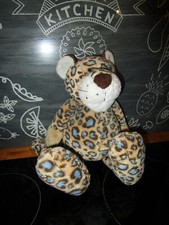 NICI Gepard Leopard Stofftier Kuscheltier 35 cm Plüsch blaue Punkte