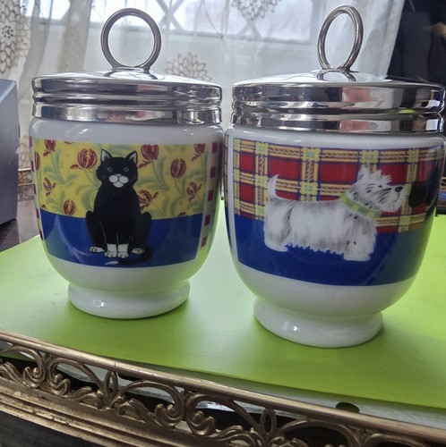 Royal worcester egg coddlers - royal,