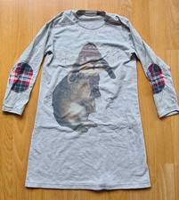 Größe 140: graues Nachthemd