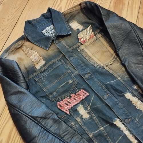 Affliction jeans jacket - jeans,