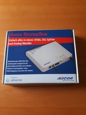 Arcor / Vodafone DSL StarterBox, NTBA, DSL-Splitter, Analog-Wandler