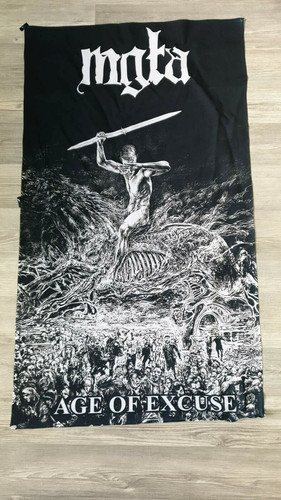 Mgla flag flagge poster black - poster,