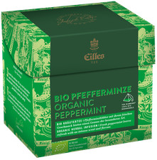 Pyramidenbeutel TEA DIAMONDS Bio Pfefferminze von Eilles, 20er Box