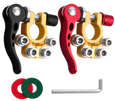 2 Stk Batterieklemmen 12, 24V 4-Wege Polklemmen Autobatterie Schnellverschluss