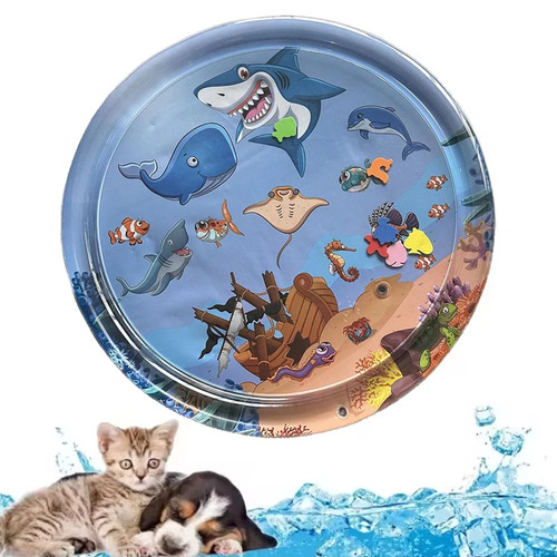 Aufblasbare wasser spielmatte - aufblasbare,