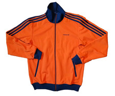 Adidas Originals Beckenbauer Vintage Jacke orange blau Retro Track Jacket M