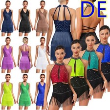 DE Damen Glitzer Latein mit