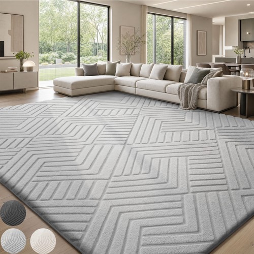 Kurzflor einfarbig teppich - einfarbig,