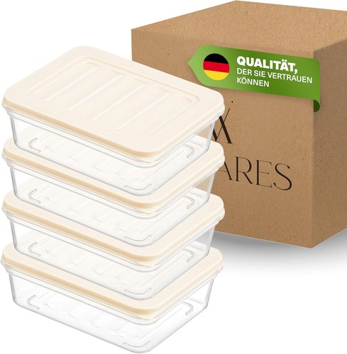 Stapelbare gefrierdosen 4er - gefrierdosen,