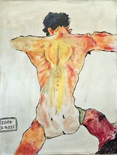 Egon Schiele signiert