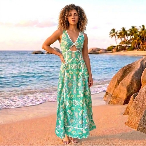 Boho sommerkleid leinen - boho,