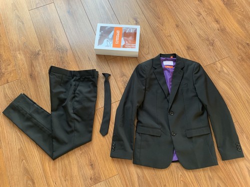 Neuw jungen anzug schwarz - jungen,