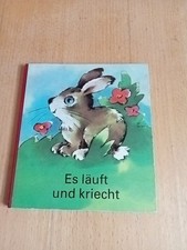 DDR Bilderbuch für Kinder, Pappbuch Es läuft und kriecht 
