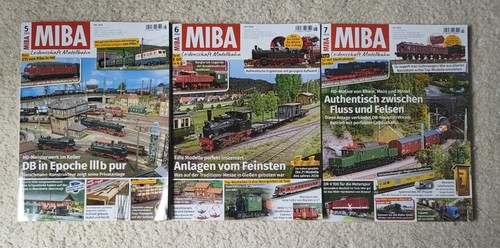 Modellbahn zeitschrift miba - 3x,