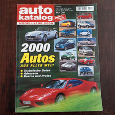 Auto Katalog Modelljahr 2000