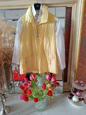 Damen Weste Pastell gelb