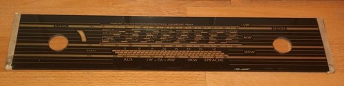 Skalenglas aus telefunken - aus,